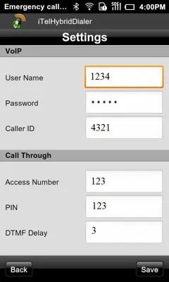 iTelHybridDialer android App screenshot 2